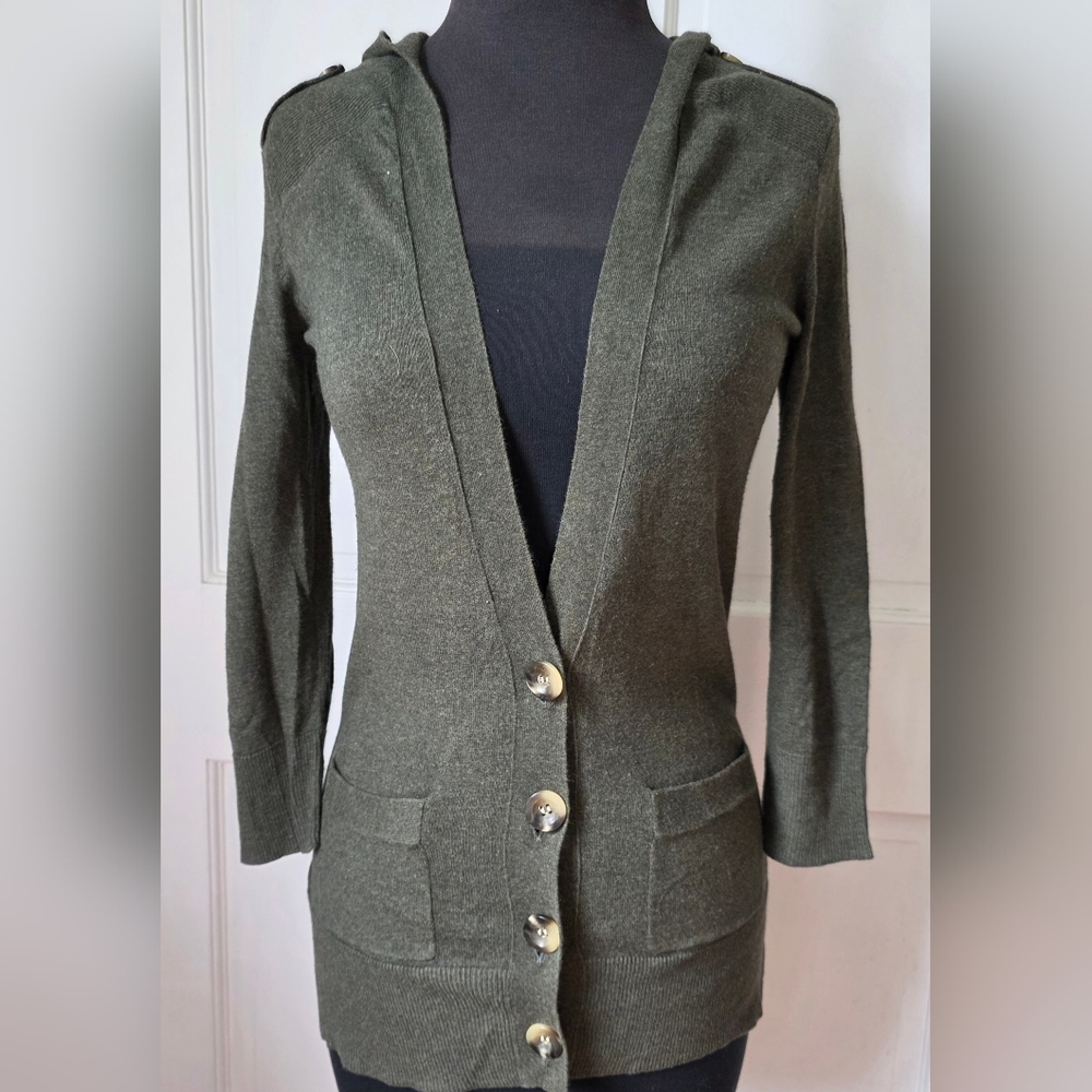 American Eagle Olive Green Cardigan